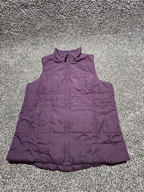 Athletic Works Plum Quilted Puffer Vest